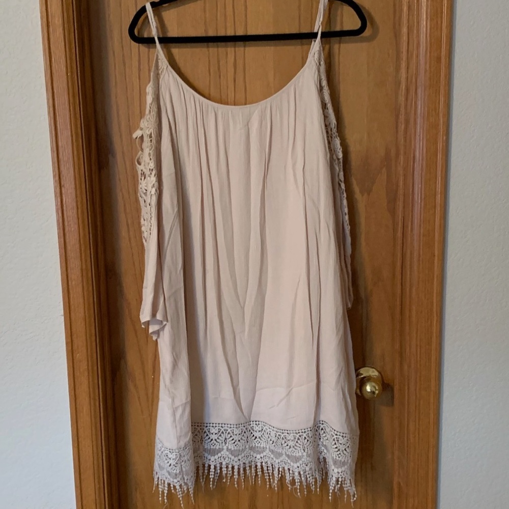 Cream Boho Style Dress